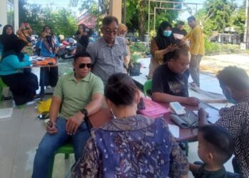 Kolaborasi Kecamatan Bacukiki Barat dan Dinkes Parepare, Gelar Pemeriksaan Kesehatan Staf Dan Petugas Pemilukada