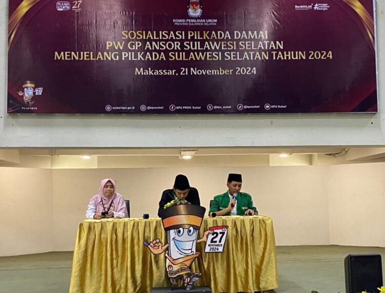 Sepekan Jelang Pencoblosan, KPU Sulsel Intens Sosialisasi Pilkada Damai dan Bersih