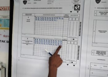 Chaidir-Muetazim Unggul Di TPS Suhartina Bohari