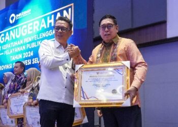 Rapor Hijau Pelayanan Publik Parepare, Ombudsman Beri Penghargaan Pj Wali Kota