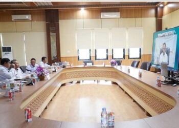 Pj Wali Kota Parepare Ikuti Rakor Virtual Penataan Tenaga Non ASN