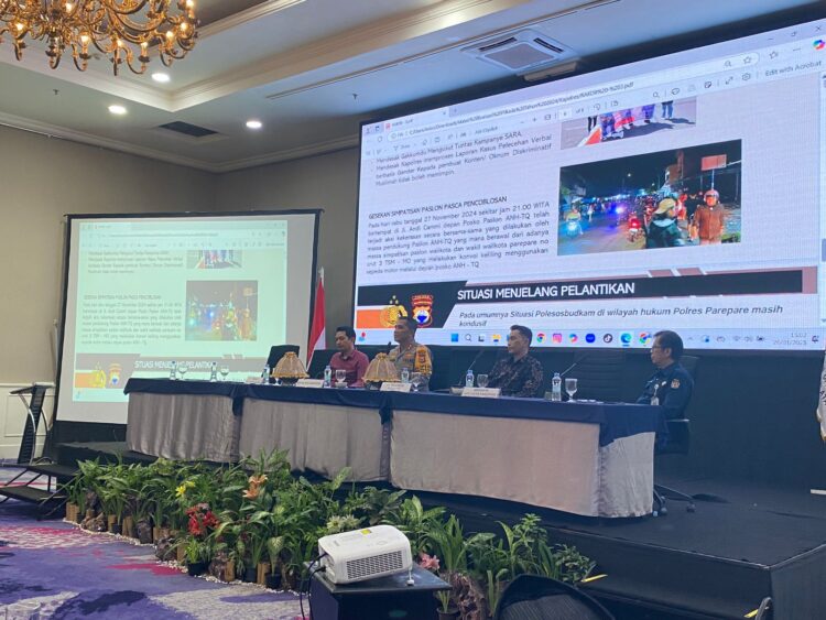 Libatkan Awak Media dalam Evaluasi Pilkada, KPU Parepare Diapresiasi Kapolres