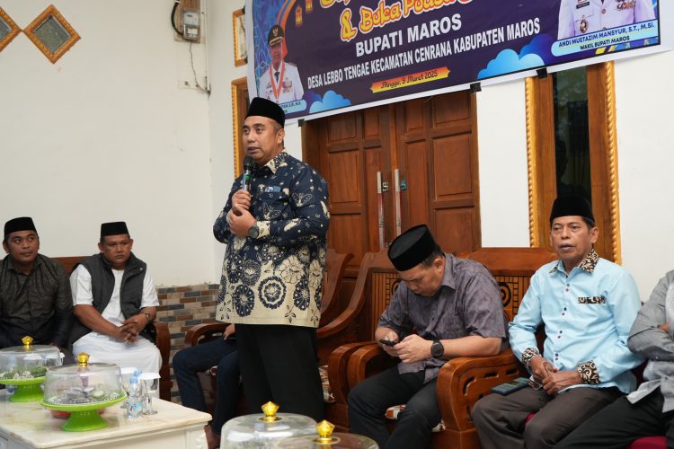 Safari Ramadan di Cenrana, Chaidir Syam Minta Didoakan Warga