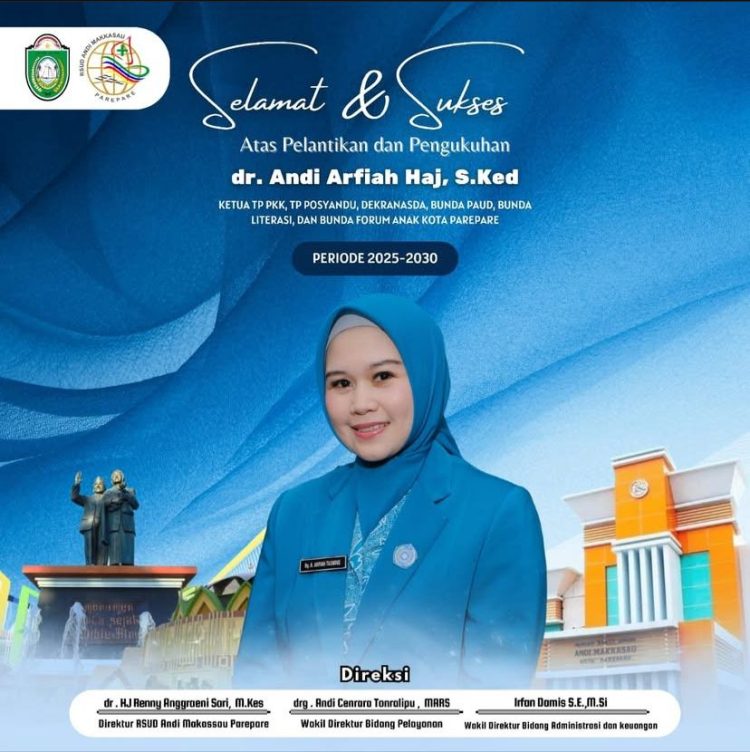 RSUD Andi Makassau Dukung Penuh Kepemimpinan dr. Andi Arfiah dalam Mengemban Tugas Sebagai Ketua TP PKK Parepare
