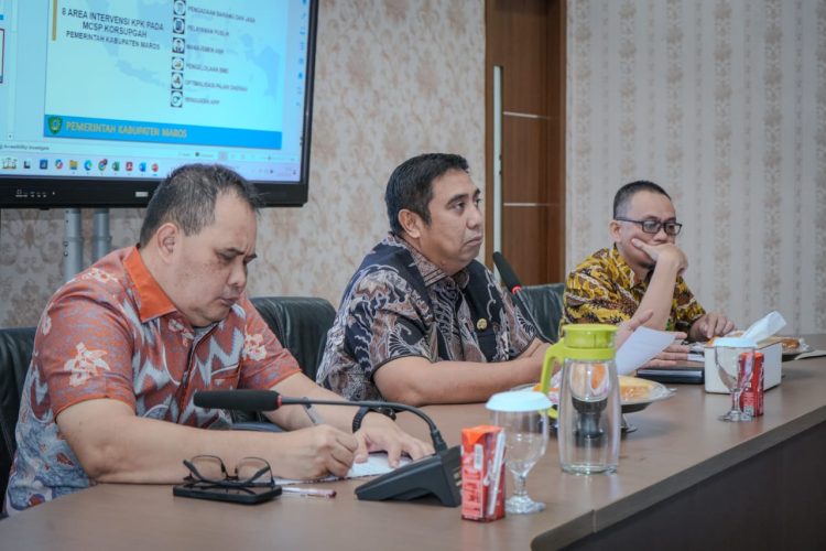 Dorong Pemerintah Bersih, Pemkab Maros Gelar MCSP