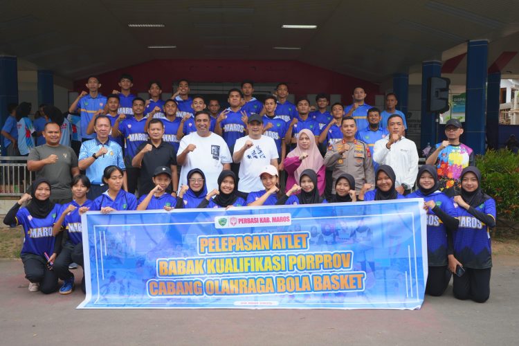 Bupati Maros Lepas 62 Atlet untuk Ikut Seleksi Porprov