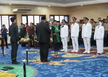 Bupati Maros Lantik Empat Kepala Desa PAW