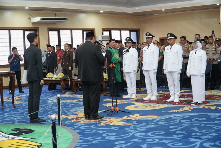 Bupati Maros Lantik Empat Kepala Desa PAW