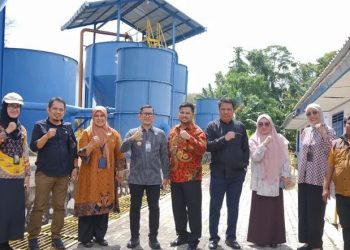 Direktur PAM Tirta Karajae Parepare Terima dan Dampingi Tim Verifikasi Lapangan Top 5 SSIC 2025