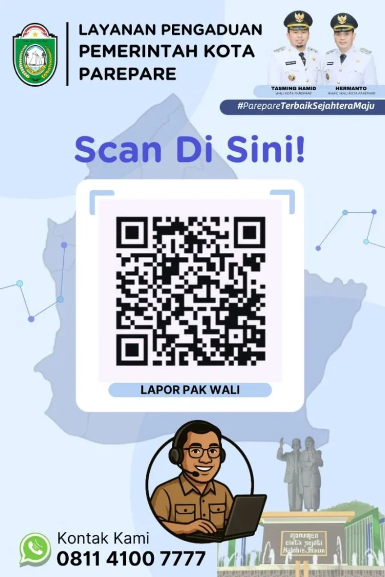 Transformasi Layanan Publik, Pemkot Parepare Luncurkan “Lapor Pak Wali”