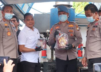 Polres Parepare Musnahkan 19,7 Kg Sabu