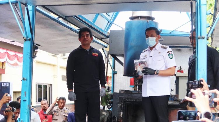 Pemkot Parepare Apresiasi Kinerja Polres Berantas Narkoba