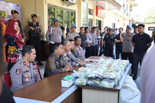 Wali Kota Tasming Apresiasi Polres Parepare Usai Gagalkan Peredaran Narkoba Skala Besar