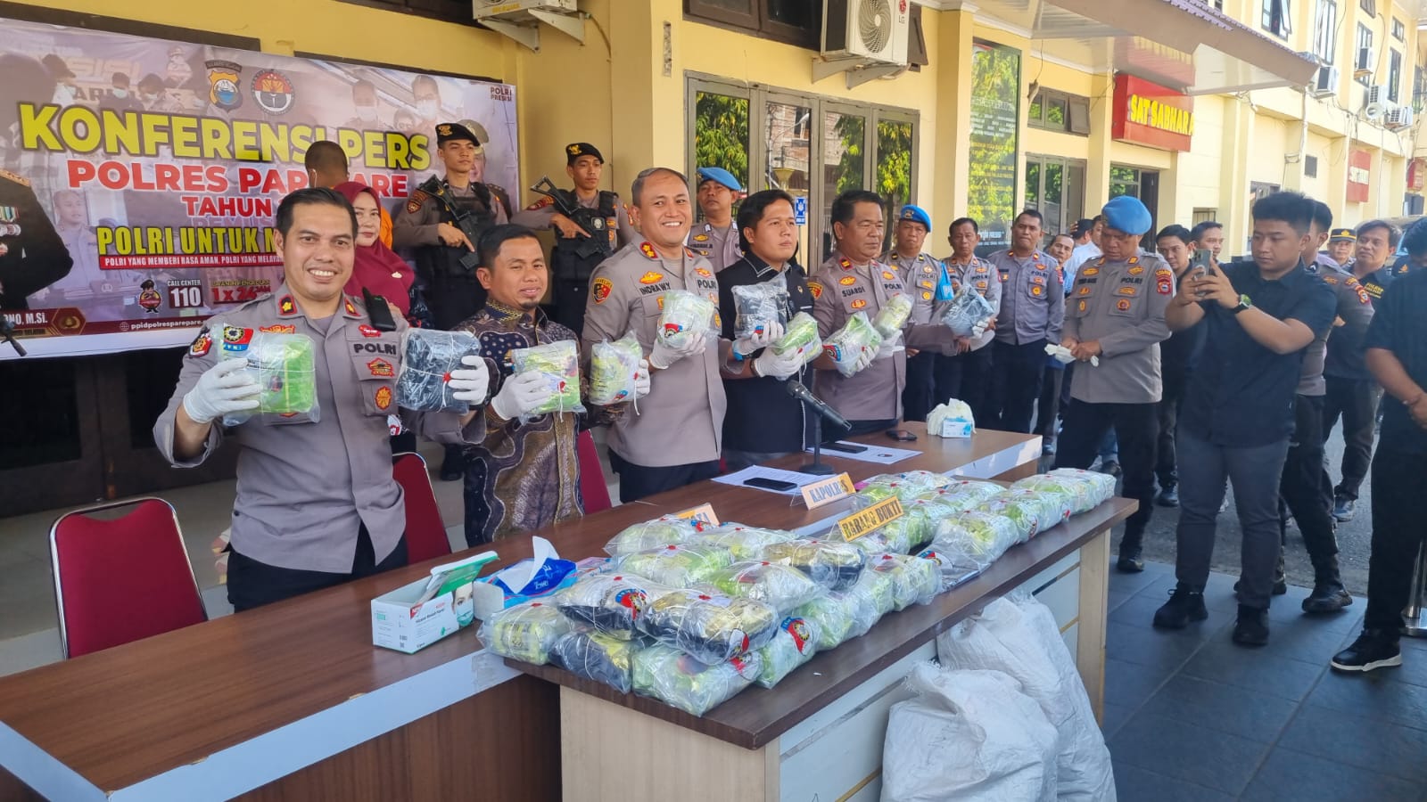 Gagalkan Penyelundupan 44 Kilogram Sabu, Polres Parepare Klaim Selamatkan 217.000 Jiwa