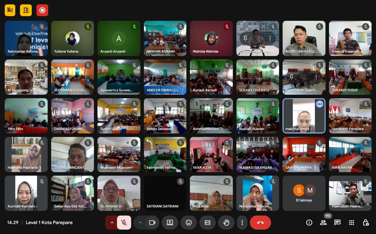 Ratusan Guru Parepare Mulai Ikuti Pelatihan Menuju Kota Pendidikan Berbasis Google