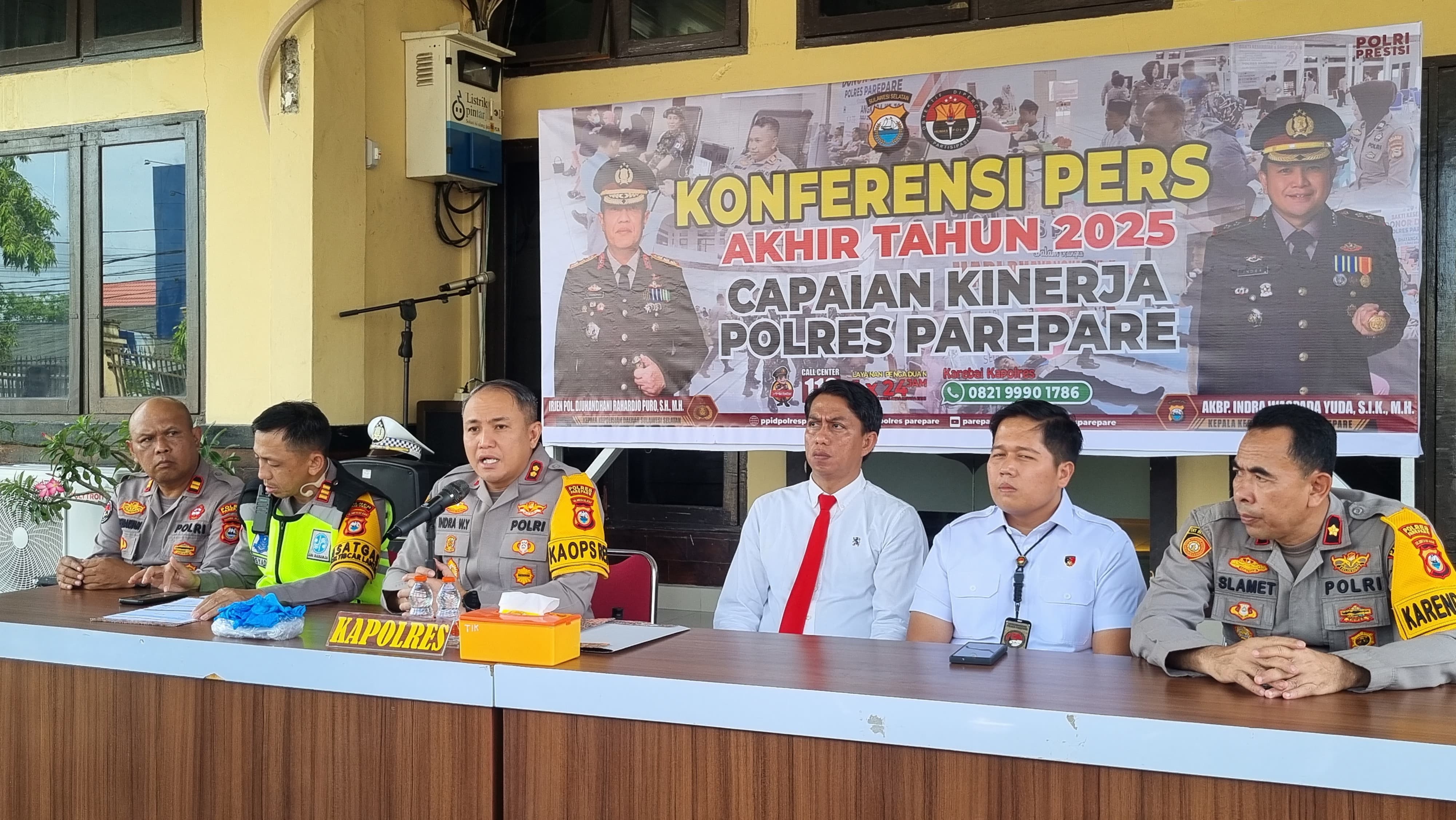 Polres Paparkan Capaian Kinerja Tahun 2025