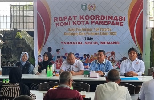 KONI Parepare Optimis Masuk 5 Besar di Ajang Porprov