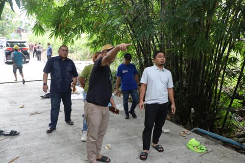 Tasming Hamid Turun Langsung Pantau Perbaikan Jalan dan Penataan Masjid Terapung di Parepare
