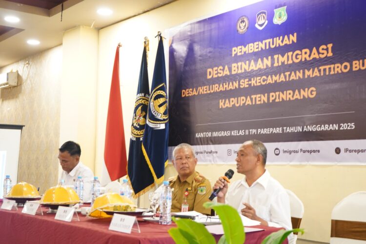 Cegah TPPO Imigrasi Parepare Bentuk 12 Desa Binaan